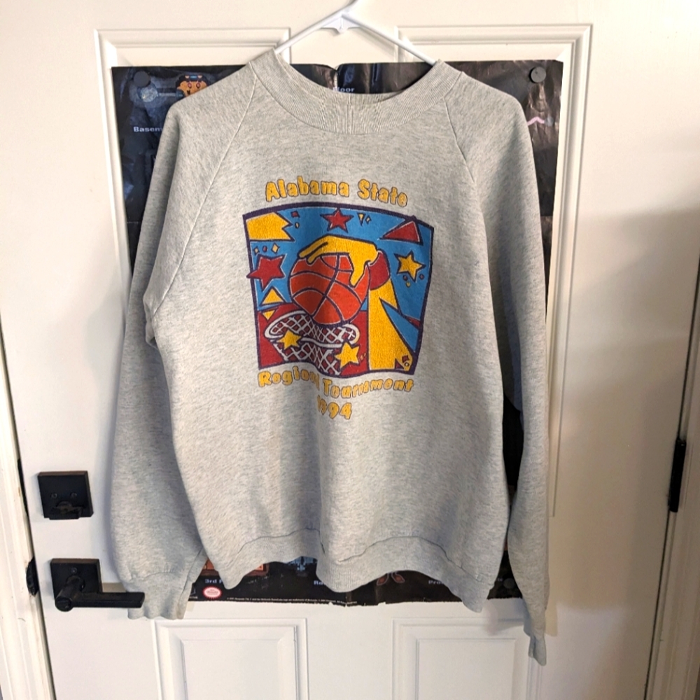 Vintage Alabama State Regional Tournament Crewneck Sweatshirt